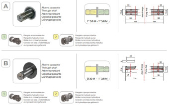 Мембранный насос Comet BP205 2" (20 бар, 193 л/мин, ВОМ 1"3/8)