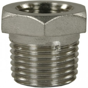 Переходник 1/2"ш-1/4"г (нерж, 500бар) R+M