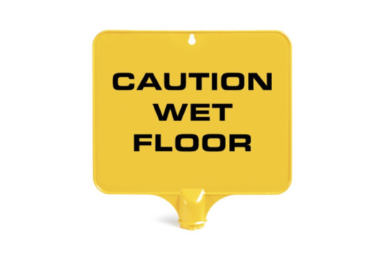 Табличка TTS Осторожно мокрый пол (36см, квадратная, англ. яз)