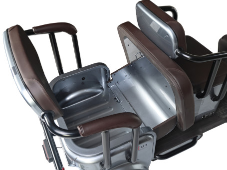 Трицикл электрический Wanshida U1-X (60V, 800W, серый) (0000307-3094)