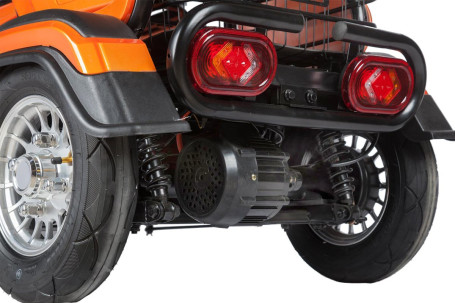 Трицикл электрический Rutrike Бумеранг (золотистый) (022656-3243)