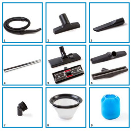 Пылесос ELSEA ARES WET&DRY WP110Y (желтый, пластик)