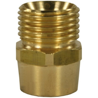 Переходник М22х1.5ш-1/4&quot;г (400бар, лат) R+M