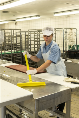 Ручка ультра гигиеническая Vikan (d32мм, 65см, желтый)