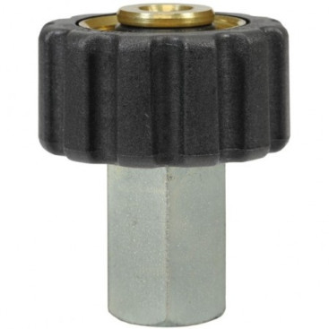 Переходник М22х1.5г-1/4"г (400бар, лат) R+M