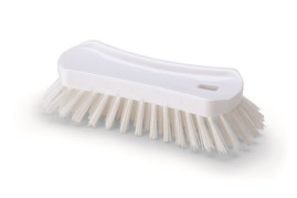 Щетка-скраб IGEAX ручная (230мм, средний, белый)