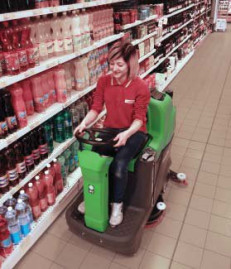 Поломоечная машина Gansow CT 80 BT 55 Rider (180 Ач)