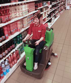 Поломоечная машина Gansow CT 80 BT 55 Rider (180 Ач)