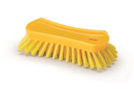 Щетка-скраб IGEAX ручная (230мм, средний, желтый)