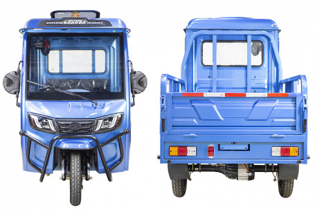 Трицикл электрический Rutrike Рейс 1300 60V1200W (серый)