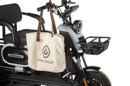 Трицикл электрический Wanshida UN MOTO 60V 650Вт (черно-красный)