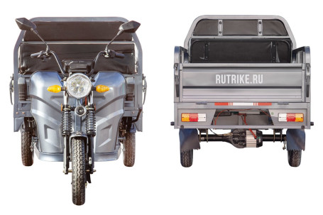 Трицикл электрический Rutrike Мастер 1500 60V 1200W (серый) (026653-3289)