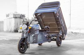 Трицикл электрический Rutrike Мастер 1500 60V 1200W (синий)