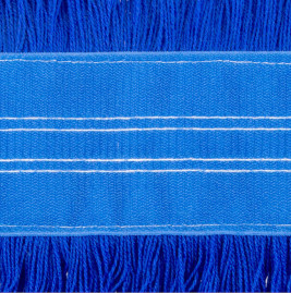 Моп на липучке TTS (40х10см, акриловый, для влажной уборки, синий)